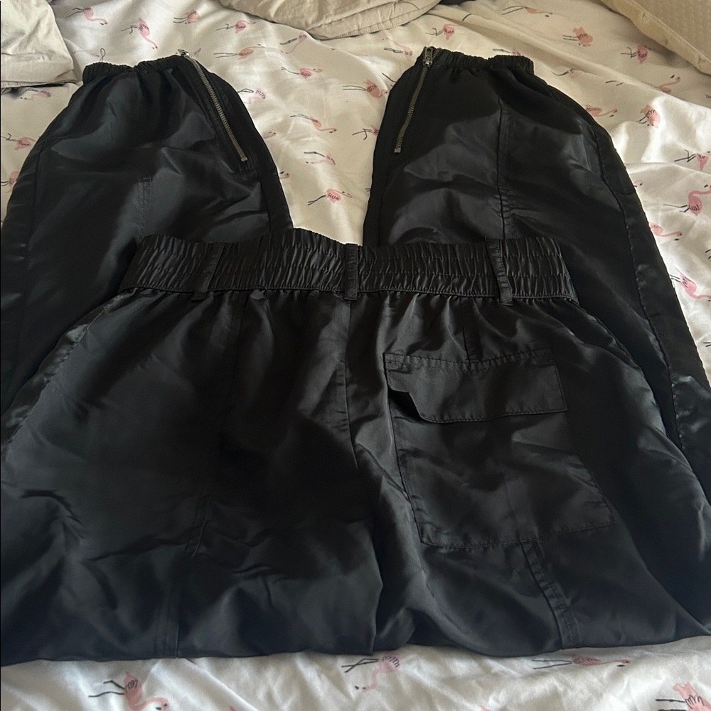 Future Collective Kahlana Barfield Brown Black Baggy Pants - XXS - Picture 4 of 5